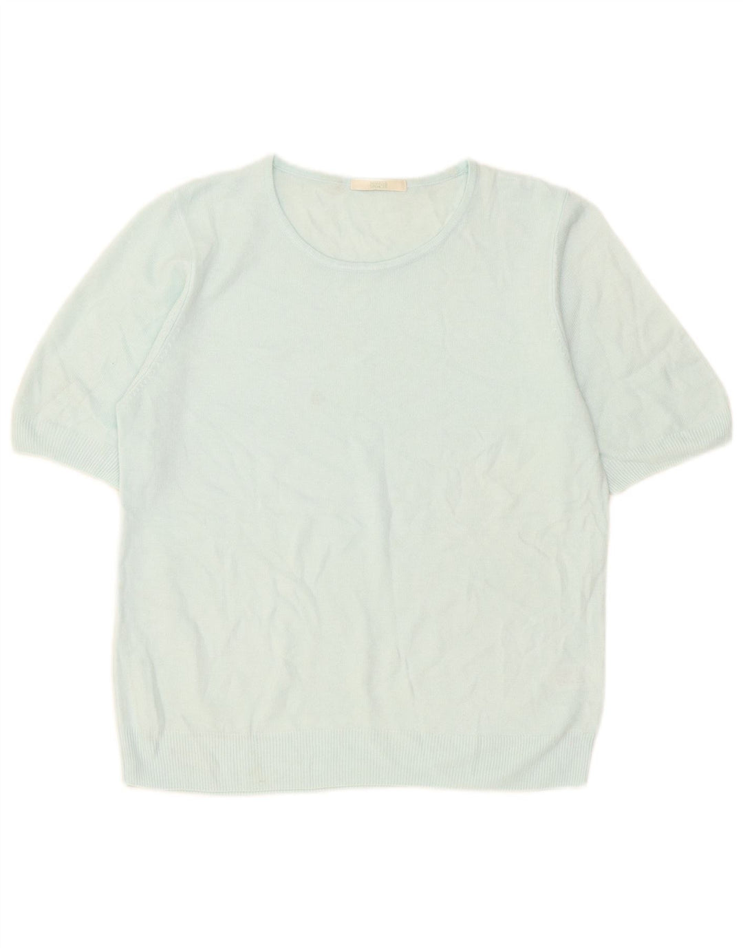 Marks & Spencer Dame Boat Neck Jumper Sweater UK 16 Large Blue