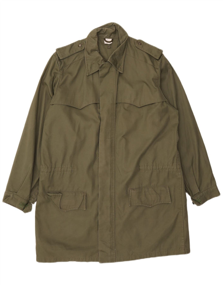 Vintage Herre Military Coat UK 42 XL Khaki