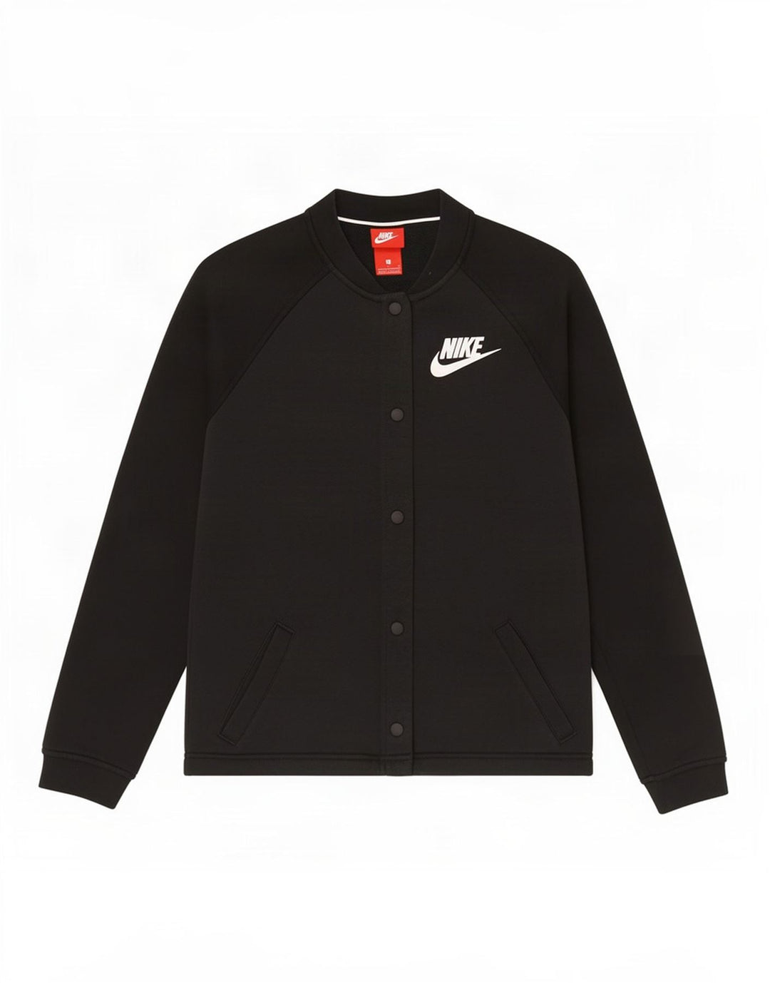 Nike Grafisk træningsdragt topjakke til kvinder UK 10 Lille Sort