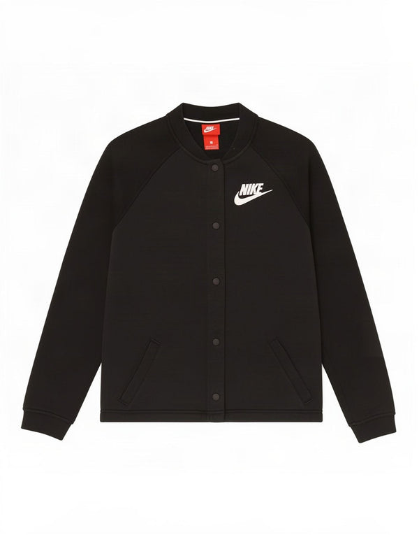 Nike Grafisk træningsdragt topjakke til kvinder UK 10 Lille Sort