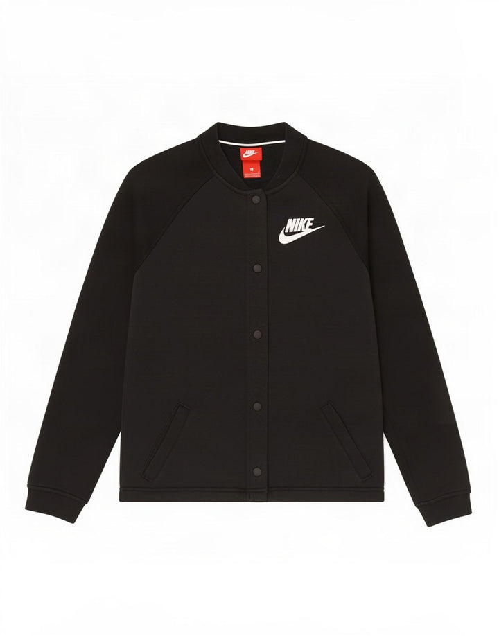 Nike Grafisk træningsdragt topjakke til kvinder UK 10 Lille Sort