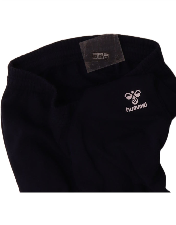 HUMMEL Mens Tracksuit Trousers Joggers Small  Navy Blue Cotton Vintage Hummel and Second-Hand Hummel from Messina Hembry 