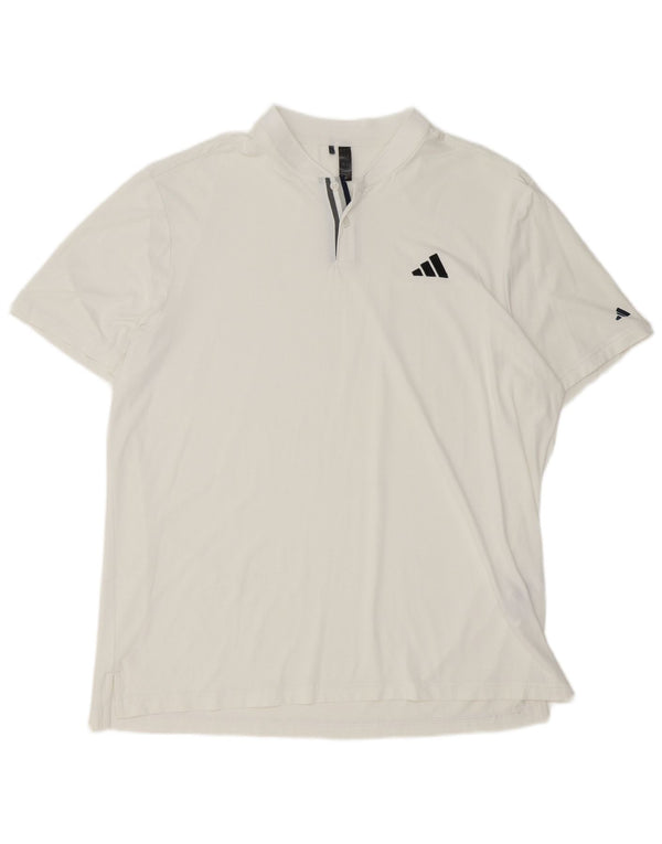 Adidas Polo Shirt til mænd XL Hvid Polyester