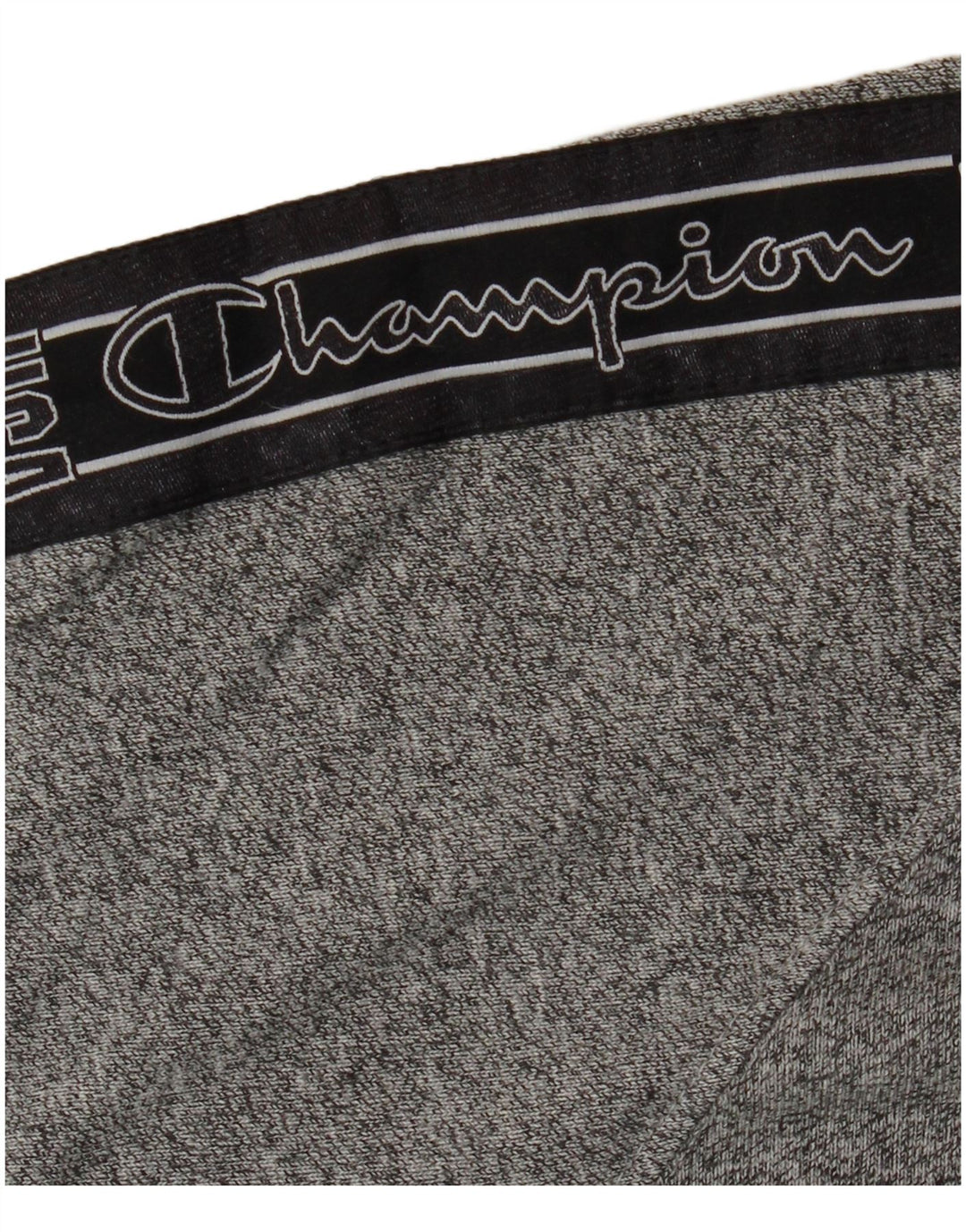 CHAMPION Womens Crop Graphic T-Shirt Top UK 16 Large Grey