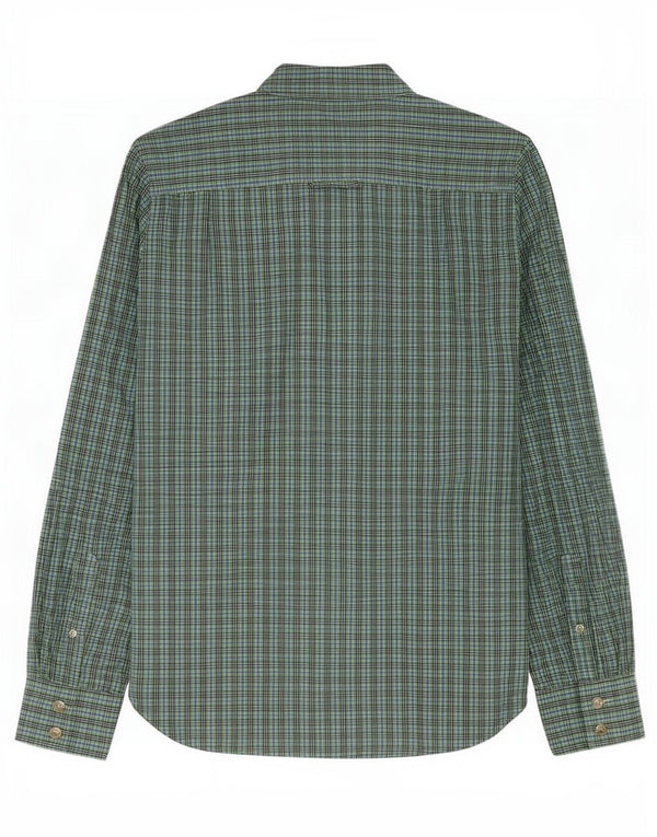 Superdry Herreskjorte Stor grøn Gingham Bomuld