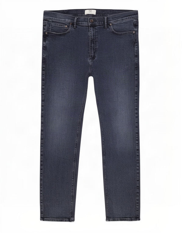 Marks & Spencer Slim Jeans til mænd W40 L33 Marineblå bomuld