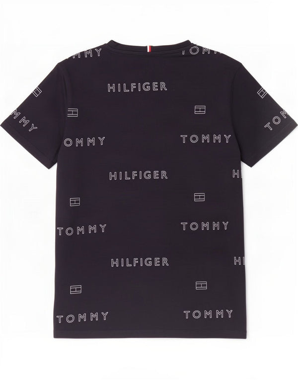 Tommy Hilfiger drenge grafisk t-shirt top 15-16 år marineblå bomuld