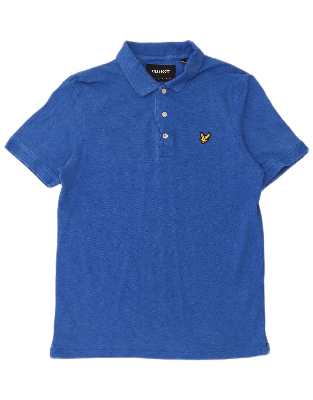 LYLE & SCOTT Poloshirt til mænd Medium blå bomuld