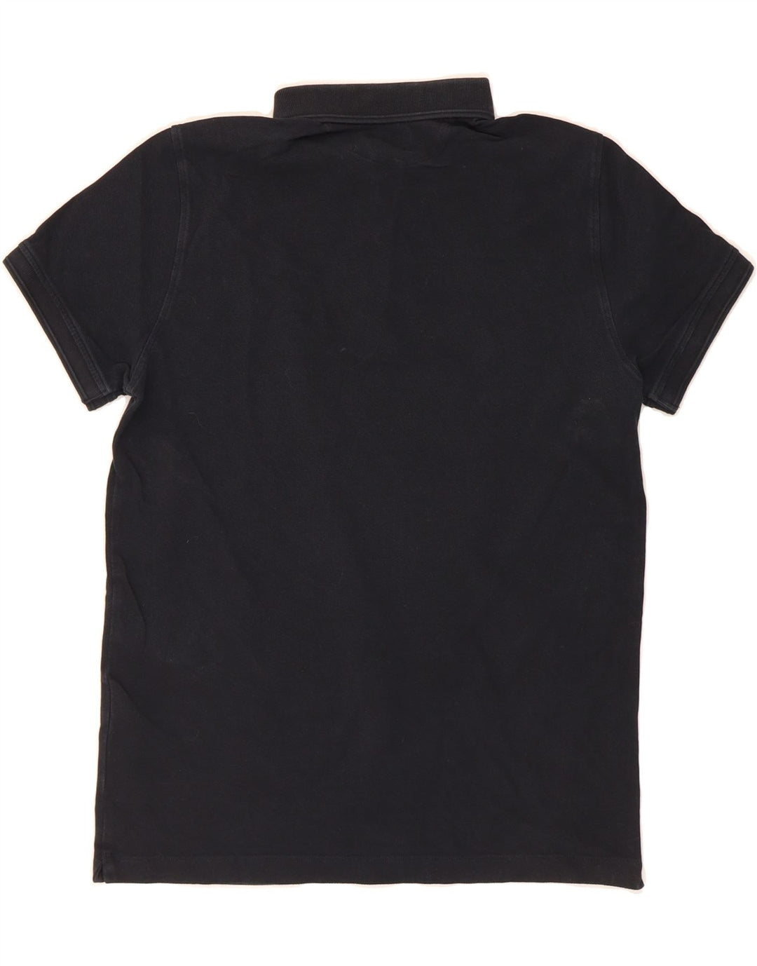 MASSIMO DUTTI Mens Polo Shirt Medium Black Cotton Vintage Massimo Dutti and Second-Hand Massimo Dutti from Messina Hembry 