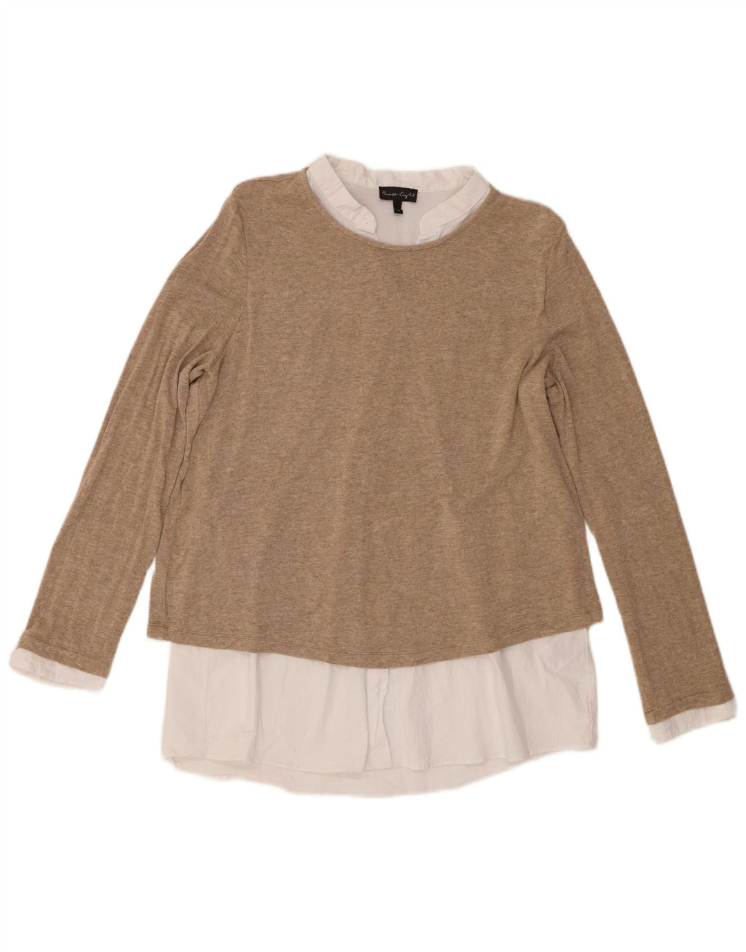 Phase Eight Dame Tunika Top UK 16 Large Brown Colourblock Viscose