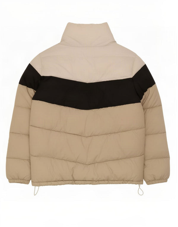 Columbia polstret herrejakke UK 42 XL Beige Colourblock Polyester