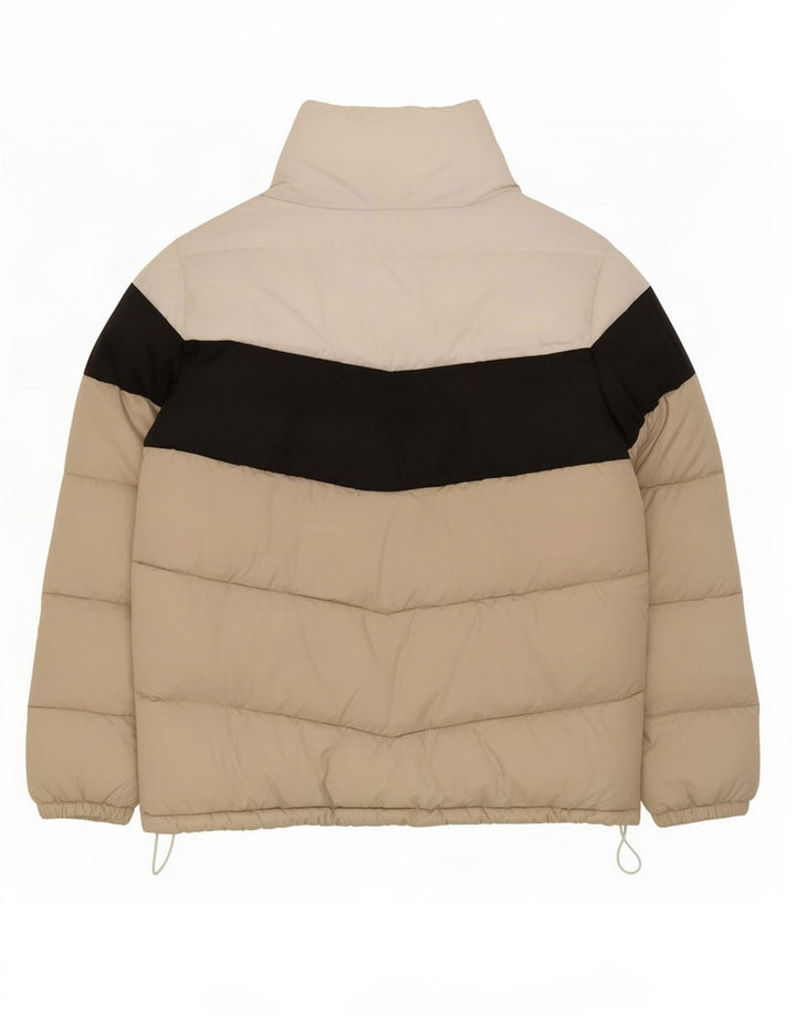 Columbia polstret herrejakke UK 42 XL Beige Colourblock Polyester