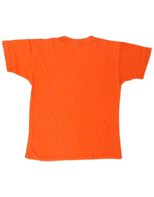 Champion Drenge Grafisk T-Shirt Top 11-12 år Orange Bomuld