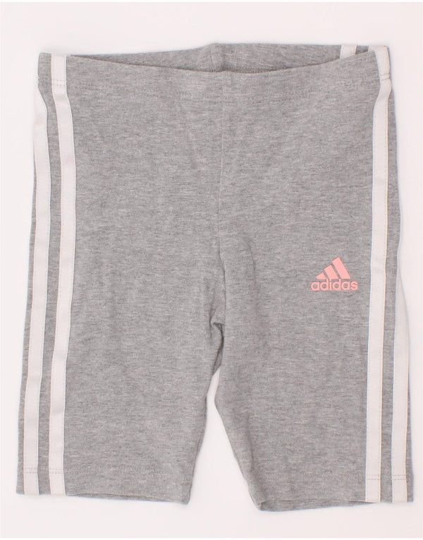 Adidas piger sportsshorts 7-8 år Grå bomuld