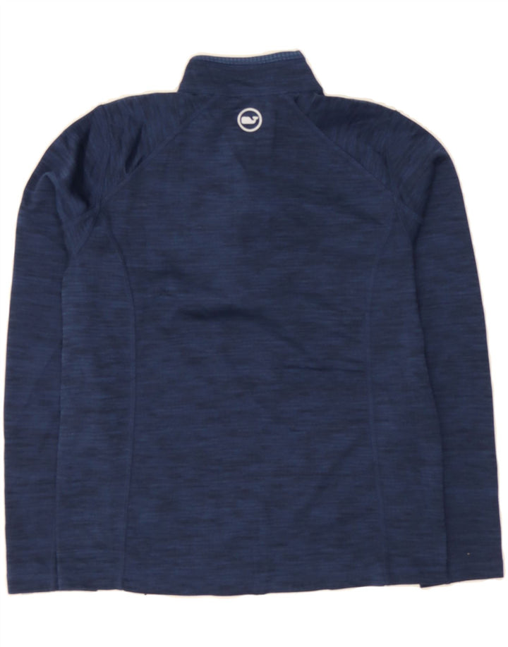 VINEYARD VINES Womens Pullover Tracksuit Top UK 12 Medium Navy Blue Vintage Vineyard Vines and Second-Hand Vineyard Vines from Messina Hembry 