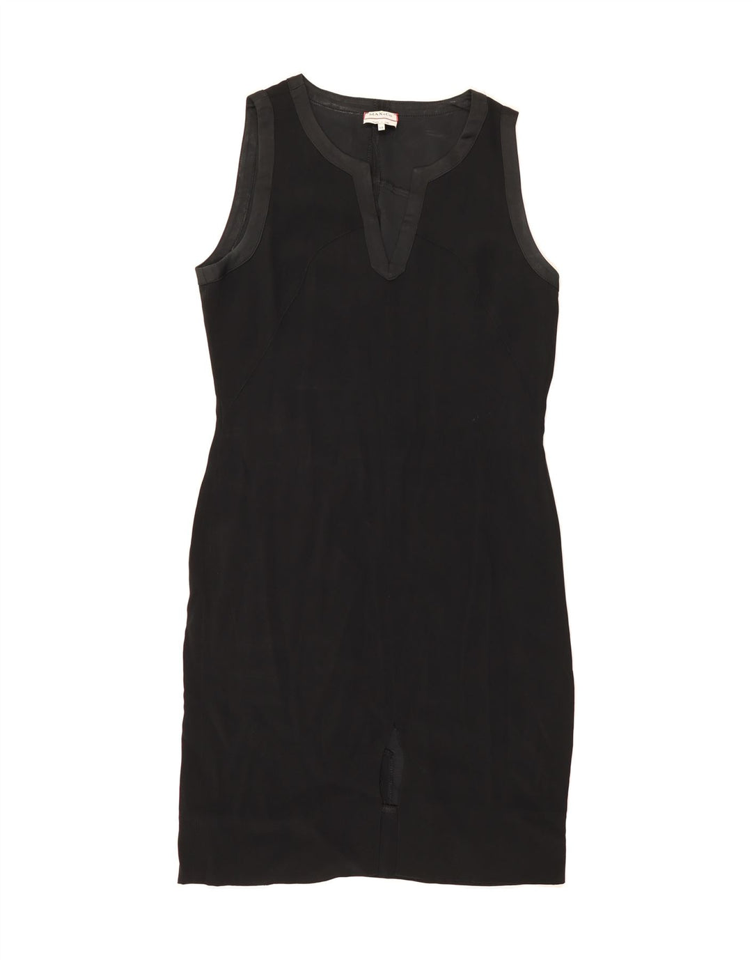 MAX & CO. Womens Sleeveless Sheath Dress UK 14 Medium Black Vintage Max & Co. and Second-Hand Max & Co. from Messina Hembry 