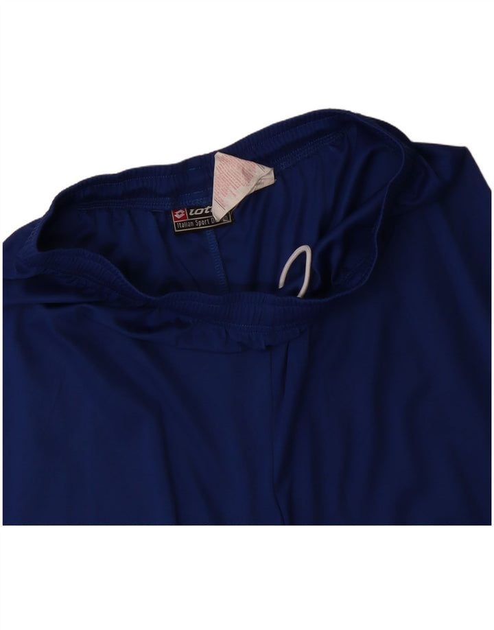 LOTTO Herre grafiske sportsshorts mellemblå polyester