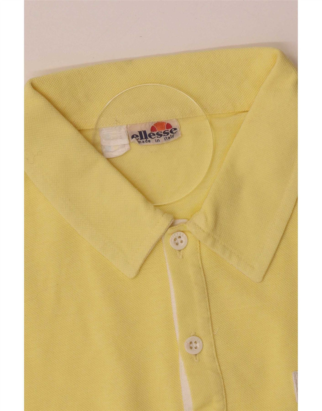 Ellesse Herre Polo Shirt IT 48 Medium Gul
