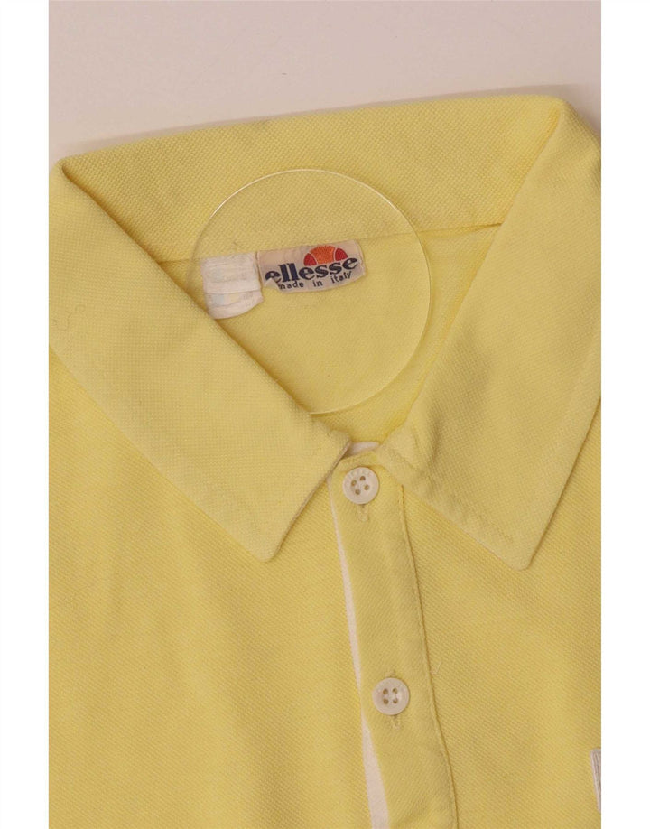 Ellesse Herre Polo Shirt IT 48 Medium Gul