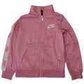 NIKE Boys Graphic Tracksuit Top Jacket 3-4 Years XS Pink Polyester