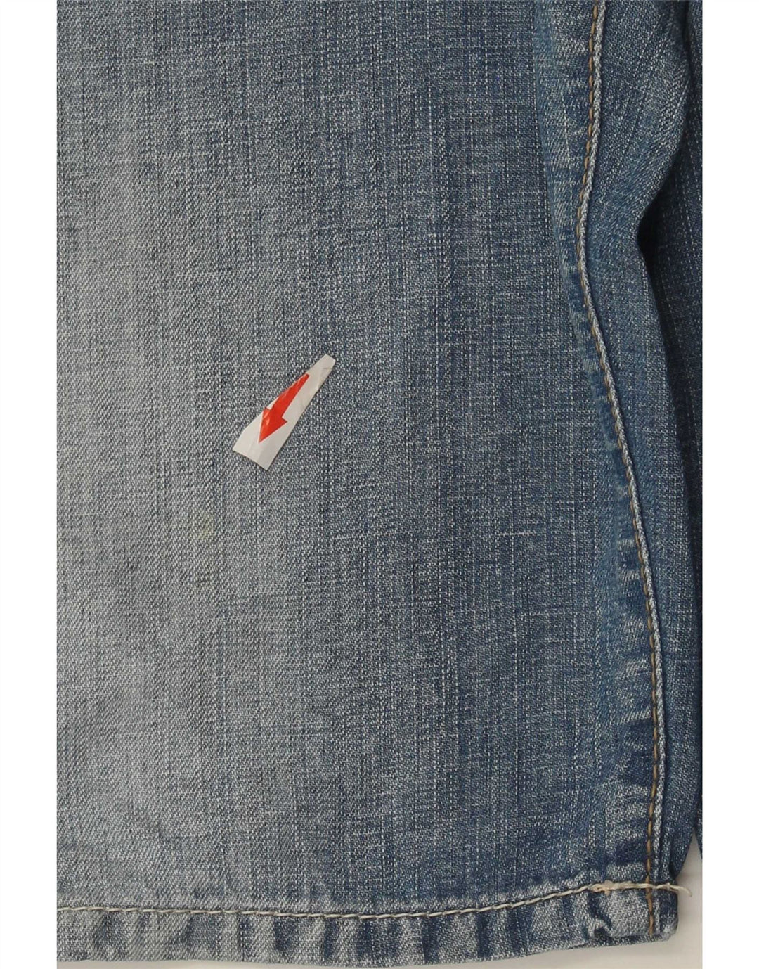 Gas Mens Denim Shorts W34 Large Blue Cotton