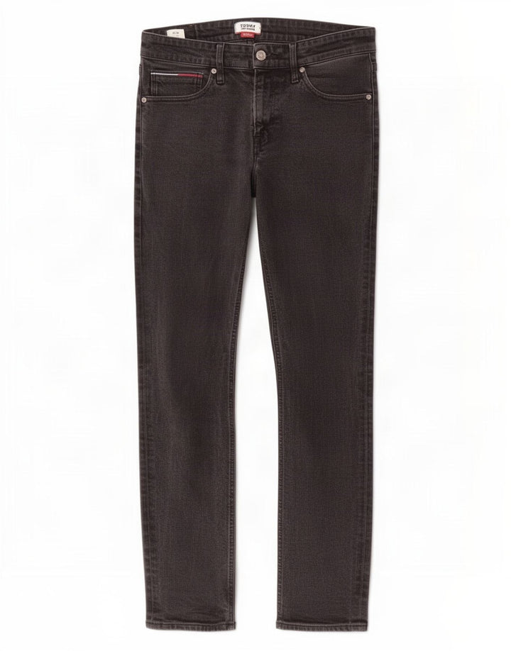 Tommy Hilfiger Herre Slim Jeans W32 L32 Grå