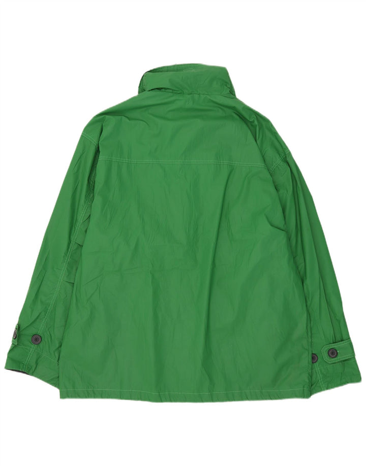 Vintage Herre Hooded Utility Jacket UK 42 XL Grøn Polyester