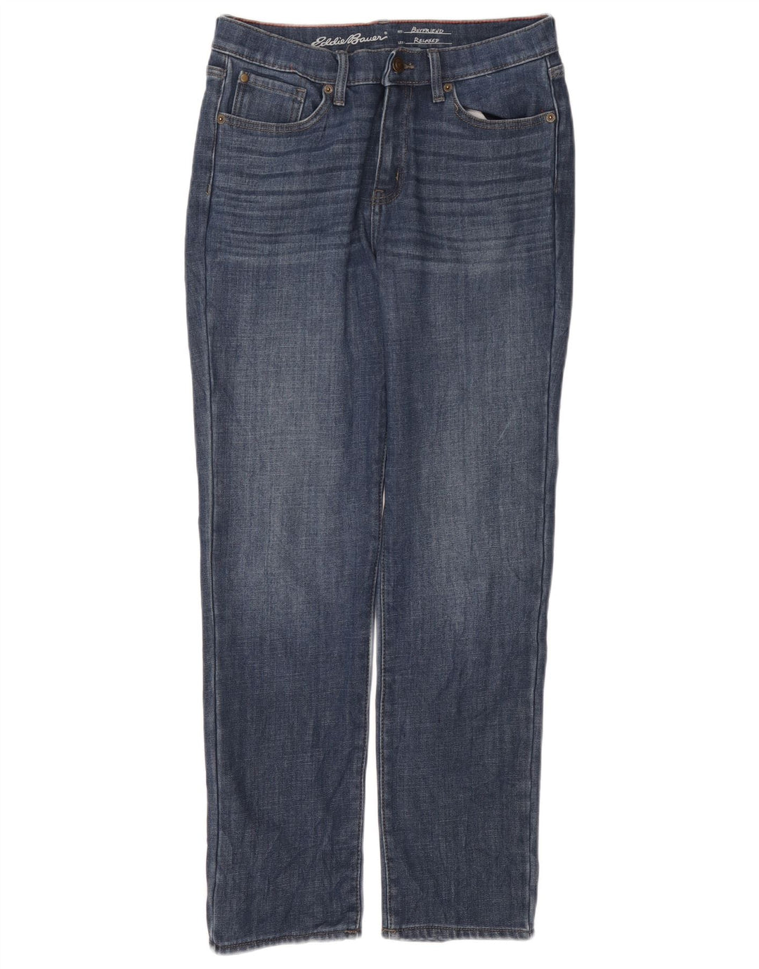 Eddie Bauer Kvinde Kæreste Slim Jeans US 6 Medium W30 L30 Blå