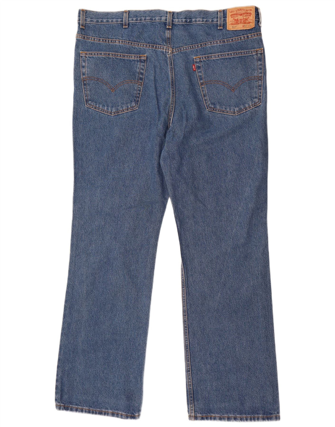 Levi's Herre 517 Bootcut Jeans W42 L32 Blå Bomuld