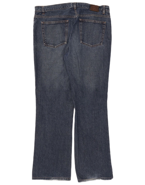 Calvin Klein Dame Straight Jeans US 16 2XL W36 L30 Blå Bomuld