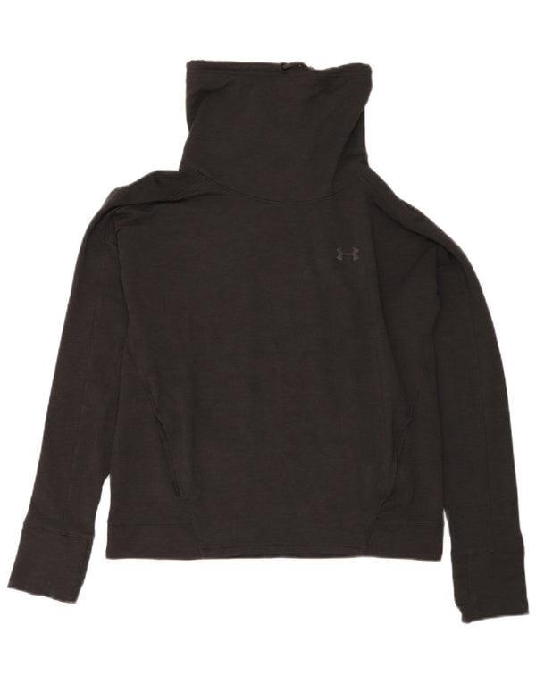 Under Armour Dame Sweatshirt Jumper UK 14 Medium Sort Polyester