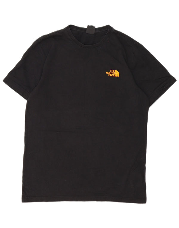 The North Face Herre grafisk T-shirt Top Medium Sort Bomuld