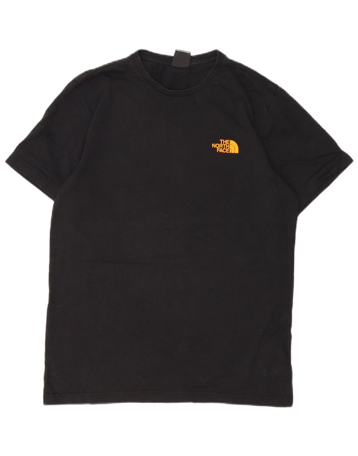 The North Face Herre grafisk T-shirt Top Medium Sort Bomuld