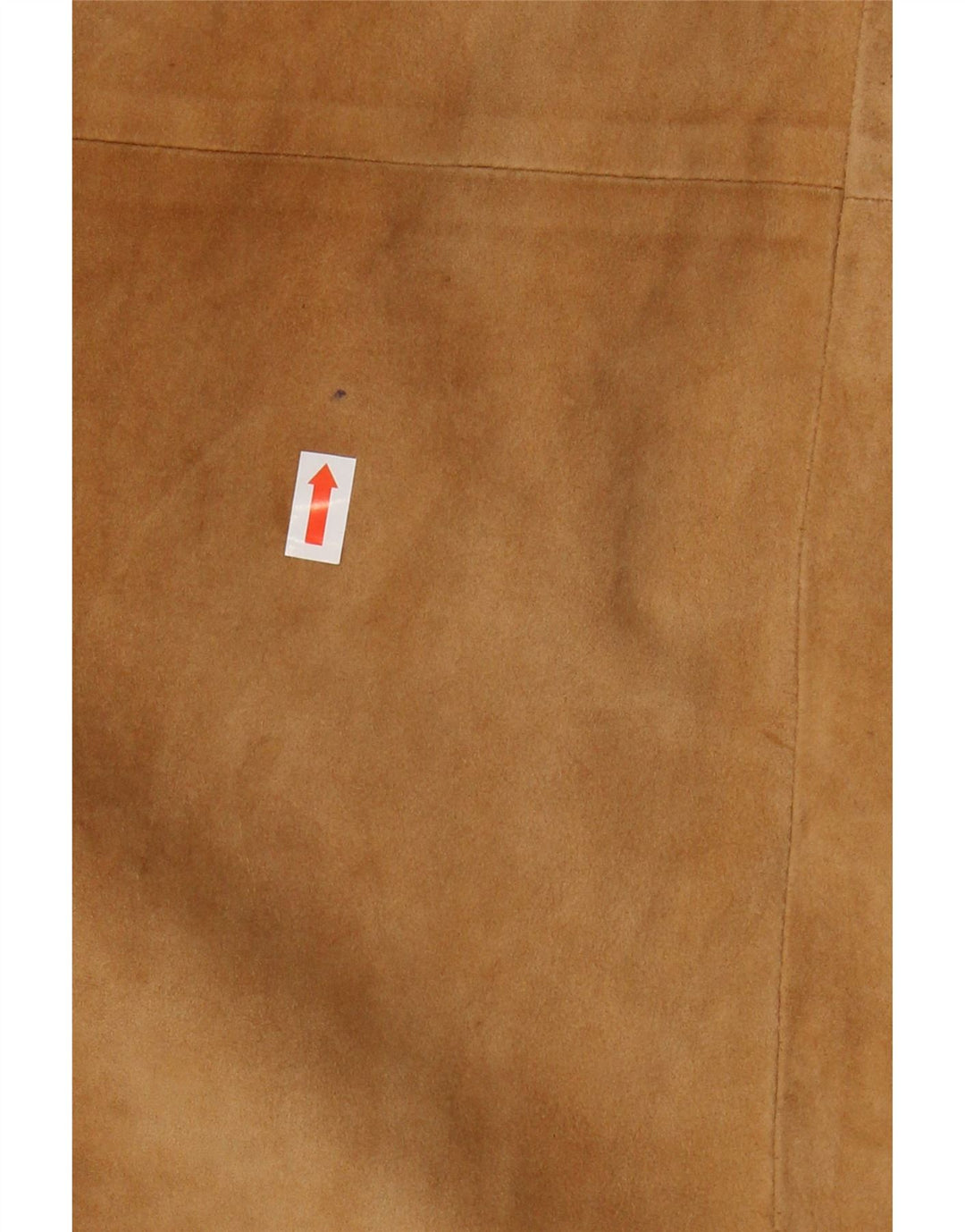 VINTAGE A-line nederdel i ruskind til kvinder W24 XS Brun