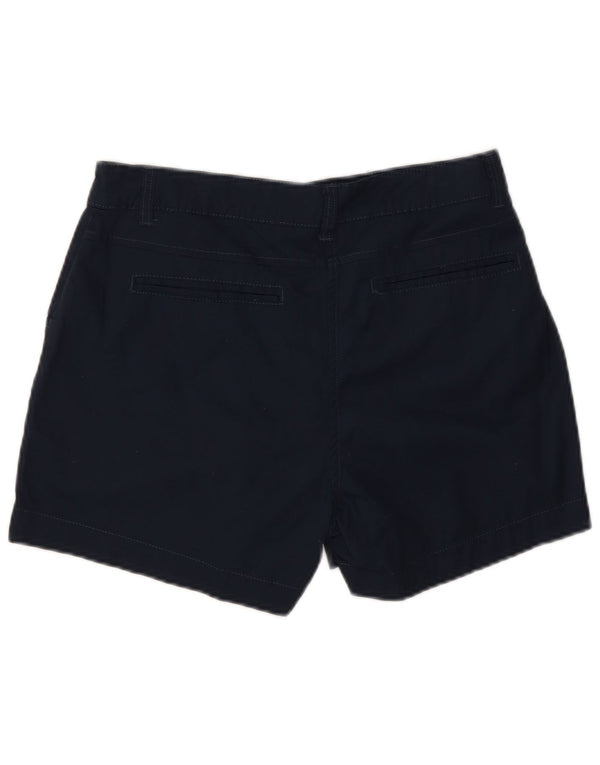 Mountain Warehouse Dame Casual Shorts UK 12 Medium W30 Marineblå Bomuld