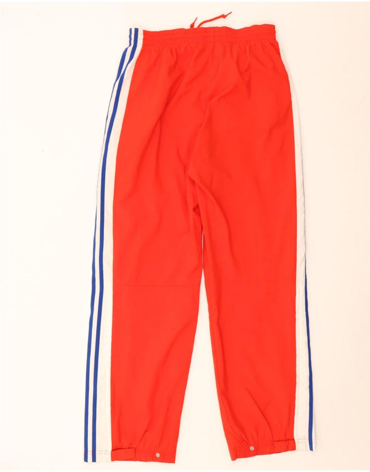 Adidas Træningsdragtsbukser til mænd UK 36/38 Small Red Colourblock Polyester