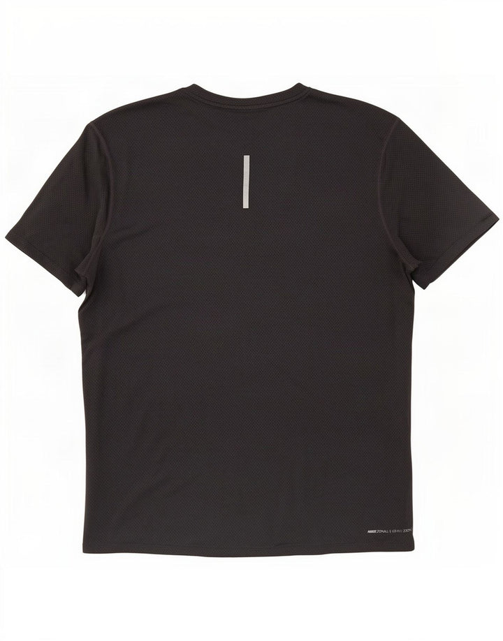 Nike Running T-Shirt Top mellemgrå geometrisk polyester
