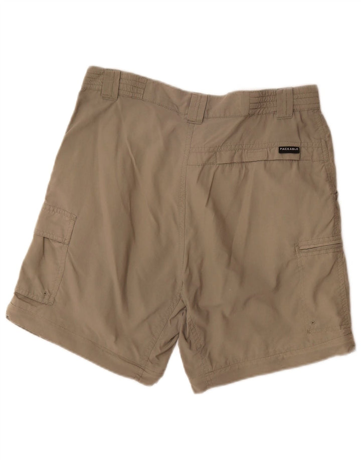 Columbia Dame Cargo Shorts Medium W30 Khaki Polyester