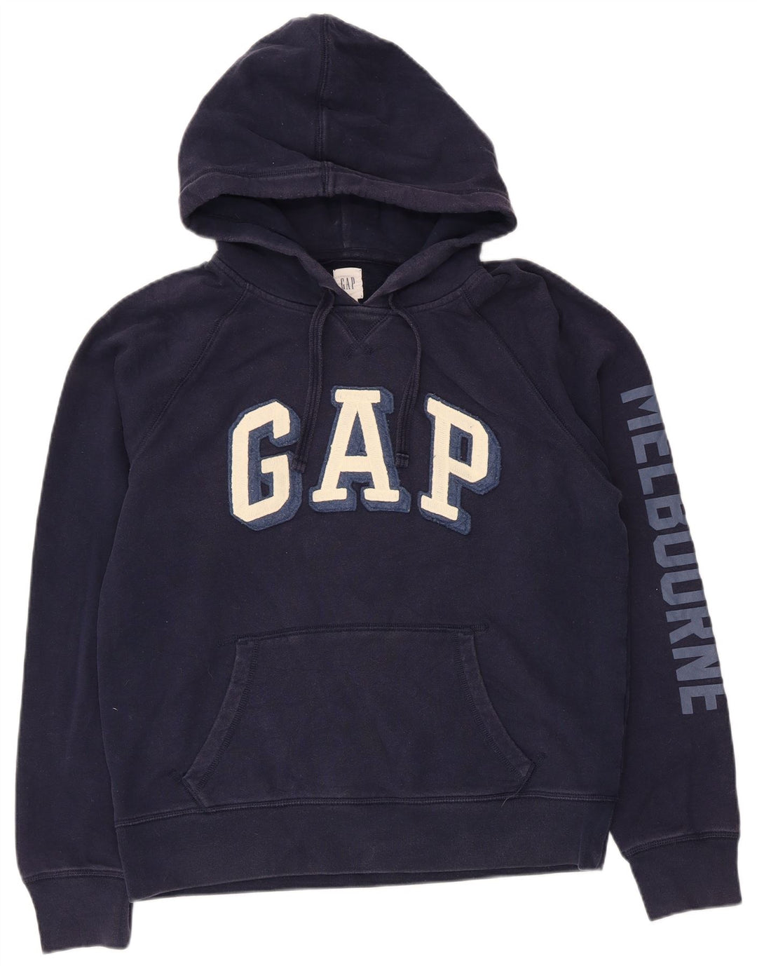 Gap Herre grafisk hættetrøje Jumper Medium Navyblå Bomuld