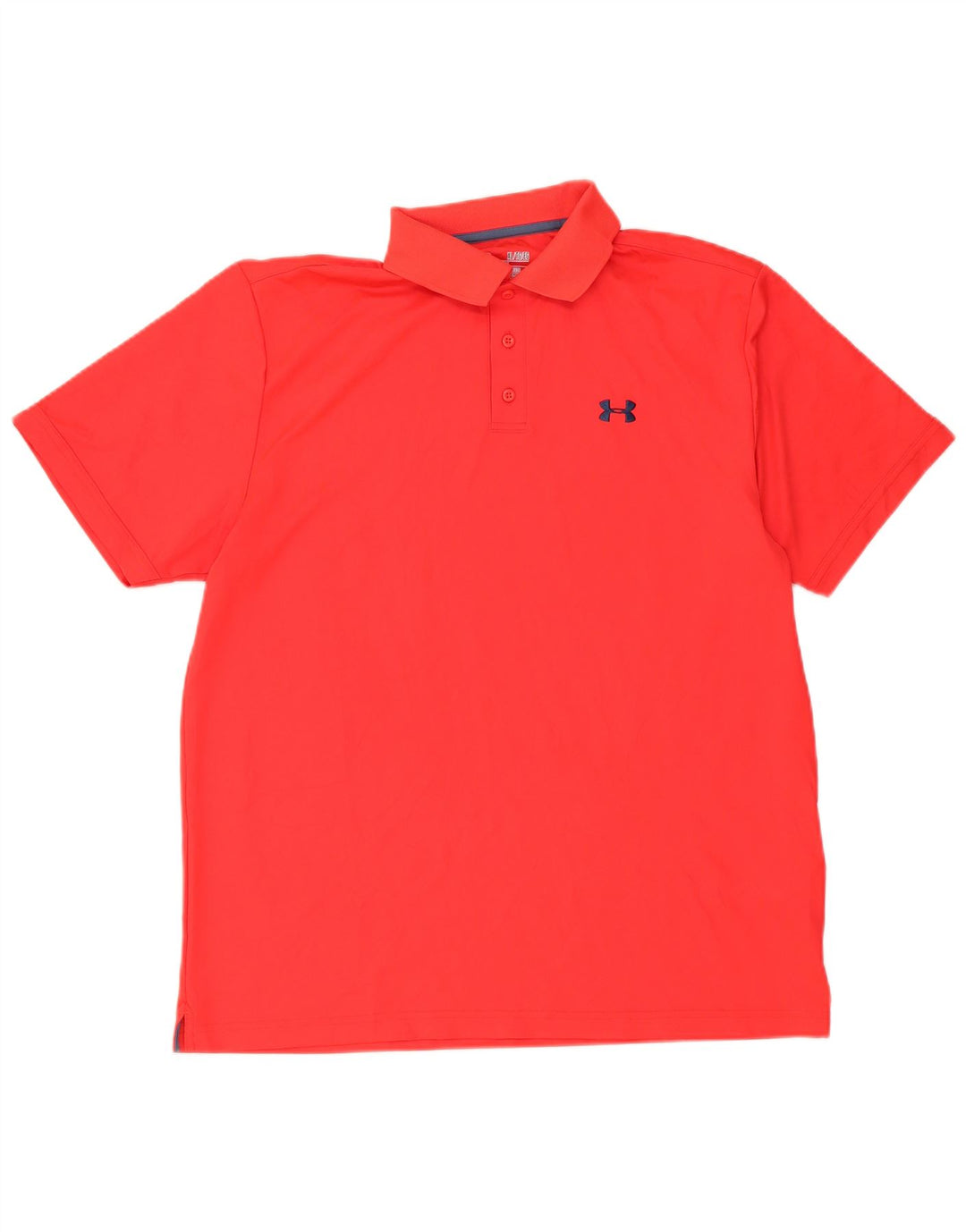 Under Armour Herre Heat Gear Polo Shirt XL Rød Polyester