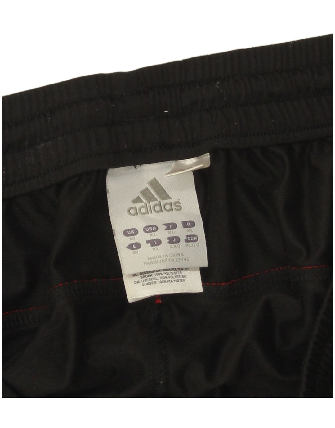 Adidas Træningsdragt bukser til mænd XL sort polyester