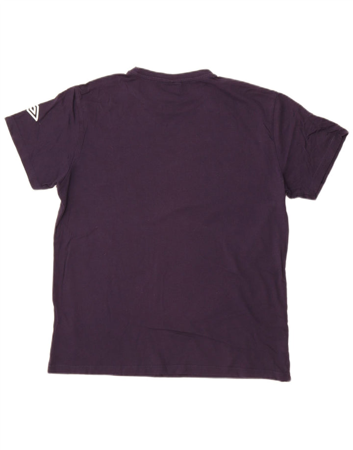 Umbro Herre Grafisk T-Shirt Top Stor Marineblå Bomuld