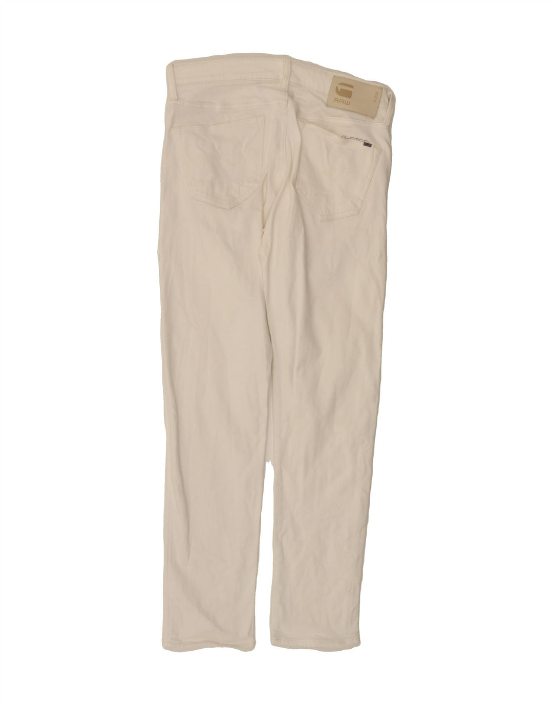 G-STAR Womens 3301 Slim Jeans W31 L32  White Cotton Vintage G-Star and Second-Hand G-Star from Messina Hembry 