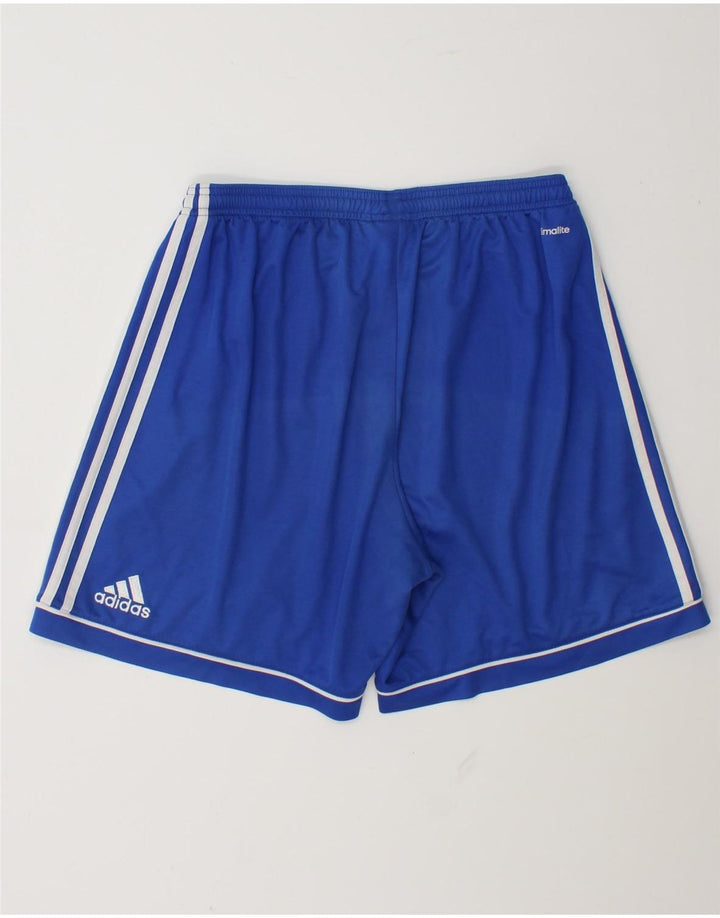Adidas Herre Climalite Sportshorts Store Blå Polyester