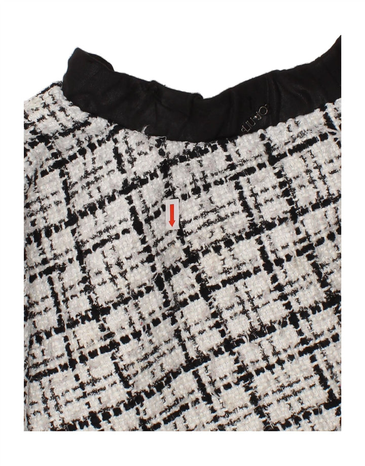LIU JO Girls A-Line Skirt 13-14 Years W20  White Check Polyester Vintage Liu Jo and Second-Hand Liu Jo from Messina Hembry 