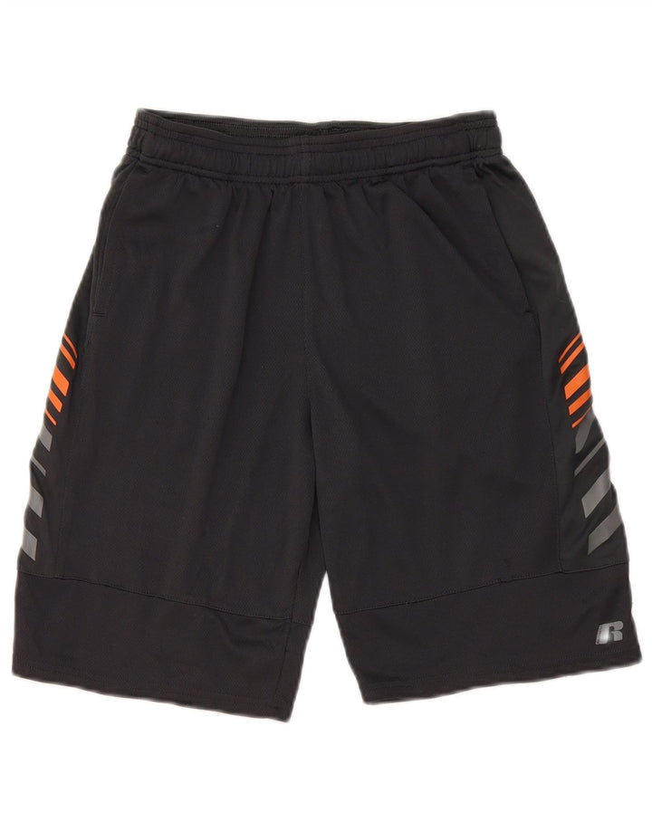 RUSSELL ATHLETIC Drenge Sportshorts 14-15 år XL Sort Polyester
