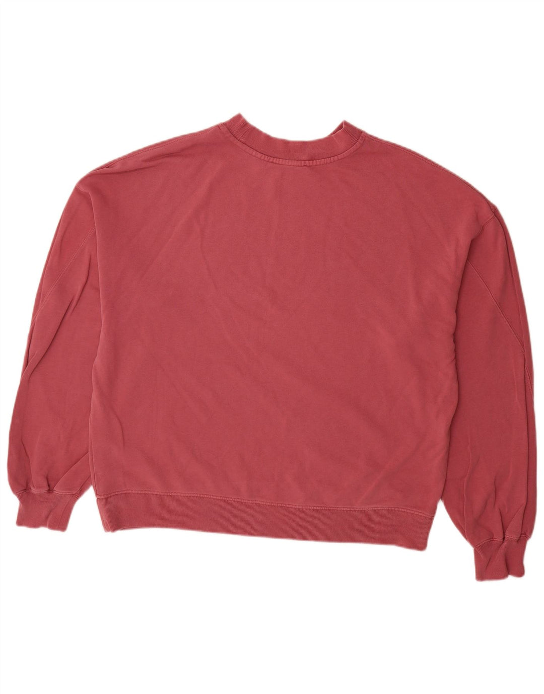 All Saints Herre Loose Fit Sweatshirt Jumper Lille Rød Bomuld