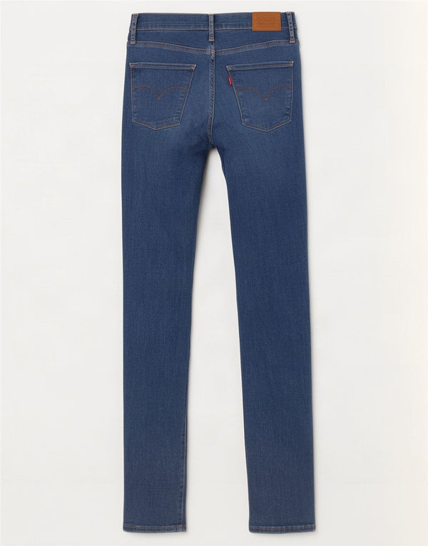 Levi's Womens 720 High Rise Super Skinny Jeans W30 L32 Blå Bomuld