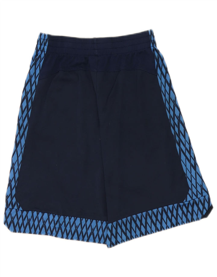 Adidas Boys Sports Shorts 10-11 år Medium Navy Blue Geometrisk Polyester