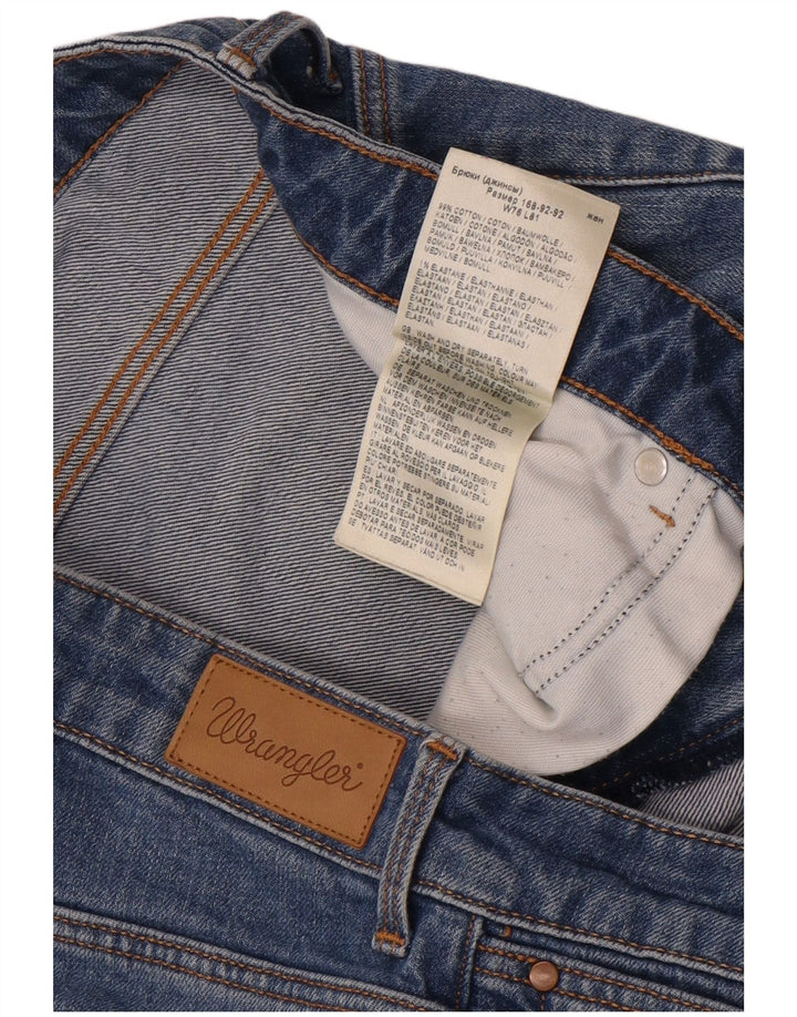 Wrangler lige jeans til kvinder W30 L32 blå bomuld